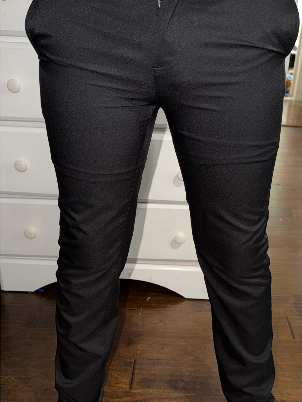 Class Club Black Modern Fit Pants
